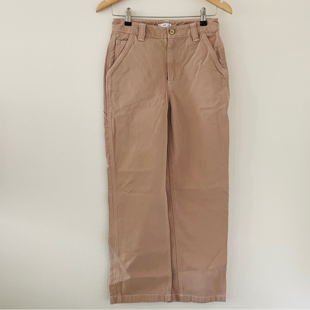 Aritzia x Tna Greenwich Carpenter Pants - In Chasm Dusty Pink Beige - Picture 4 of 7